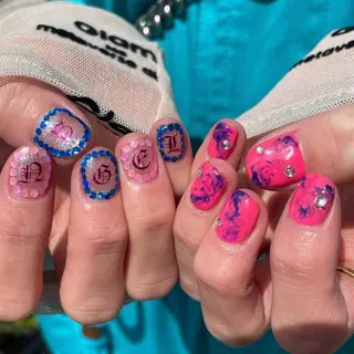 ネイル 【 ﾈｲﾘｽﾄ&ｱｲ ﾘｽﾄ】キヨカのネイルデザイン