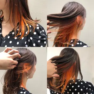 ミディアム カラー 韓国ヘア 店長NEGIのヘアスタイル