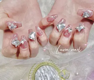 ネイル 🎀Luvia nail 池袋✨のネイルデザイン