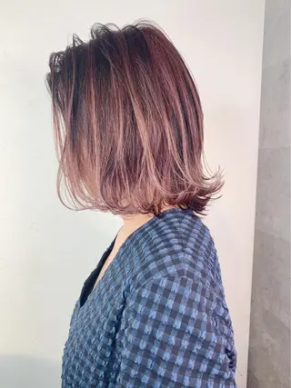 ショート カラー _WHITE+ 南海難波店のヘアスタイル