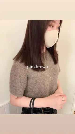 ロング 落合希 Olivebeigeのヘアスタイル