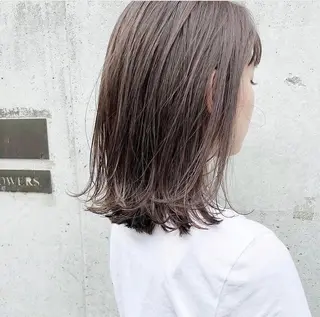 ミディアム カラー HATSUMEI ゆうまのヘアスタイル