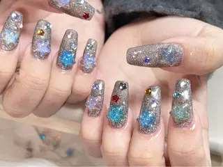 ネイル 🎀ネイルサロン エクラYUI🎀のネイルデザイン