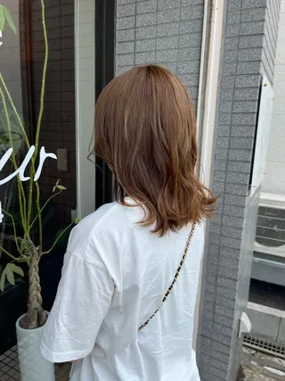 セミロング 立野 希沙のヘアスタイル