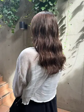 セミロング 大人可愛い♡コテ巻き パーマ🌼杉田 萌恵のヘアスタイル