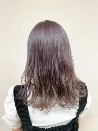 セミロング カラー ヘアアレンジ 【Sweep】おじま のぞみのヘアスタイル
