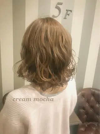ミディアム カラー ヘアアレンジ topstylist 芳賀みなみのヘアスタイル