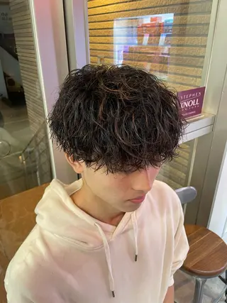 パーマ メンズ 町田エリアＮｏ．１/ パーマ特化/太田京希のヘアスタイル