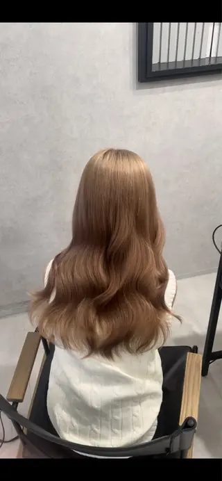 セミロング 🎀ブリーチ/ エクステ/渋谷🎀のヘアスタイル