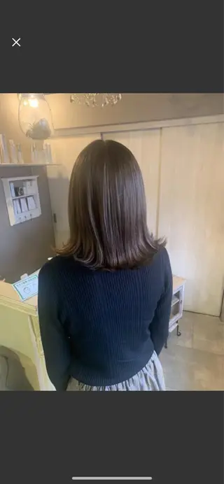 ミディアム ⭐️似合わせ⭐️ ほかぞの　りかのヘアスタイル