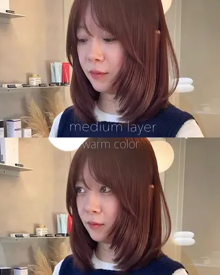 ミディアム カラー miya / 柔らかいhairのヘアスタイル