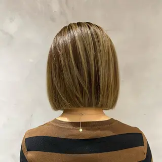 ショート ヘアアレンジ three Natsumeのヘアスタイル