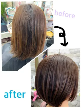 ショート カラー 大坪 拓斗のヘアスタイル