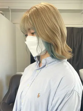 ショート カラー 髪のお医者さん南船場 ARCHEゆうまのヘアスタイル