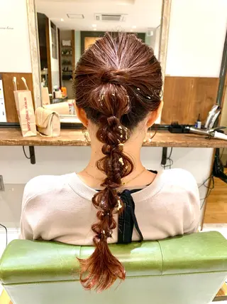ロング rinrin 天文館のヘアスタイル