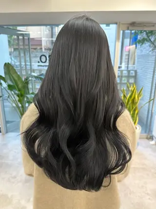 ミディアム カラー 韓国ヘア 店長NEGIのヘアスタイル