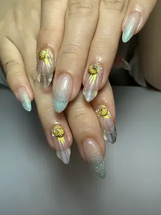 ロング shandy nailのネイルデザイン
