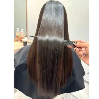 セミロング 森 隆秀/韓国ヘアのヘアスタイル