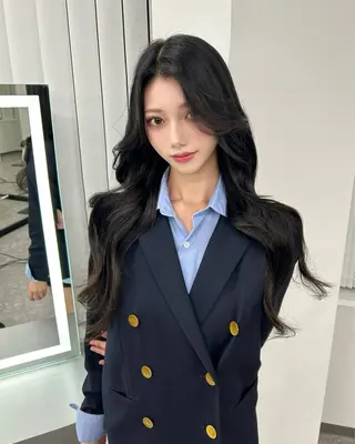 ロング nanaka 🤍韓国ワンホンヘアのヘアスタイル