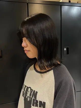 ミディアム カラー レイヤー/メンズ/ kaedeのヘアスタイル