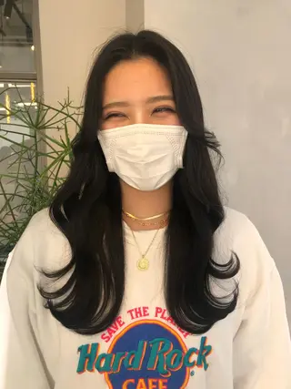 ロング ❤︎︎韓国ヘア❤︎︎ 𝑺𝒉𝒊𝒉𝒐のヘアスタイル