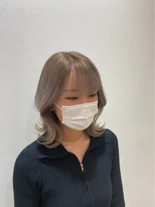 ミディアム 鬼童 友稀 ✨️艶カラー診断✨️のヘアスタイル