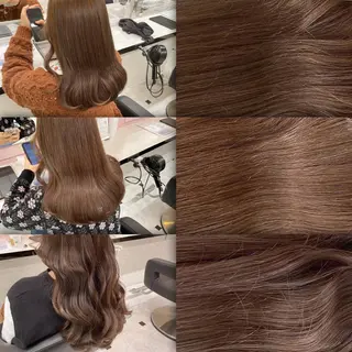 ロング カラー ヘアアレンジ 💖艶と似合わせ💖 カラーカット💖のヘアスタイル