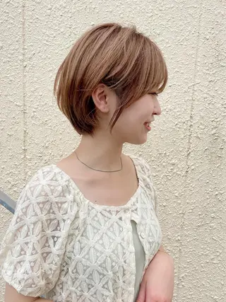 ショート 🌹ハッシュカット、 レイヤー韓国ヘア🌹のヘアスタイル