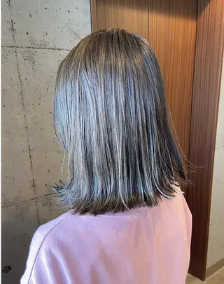 ミディアム mayu ○のヘアスタイル