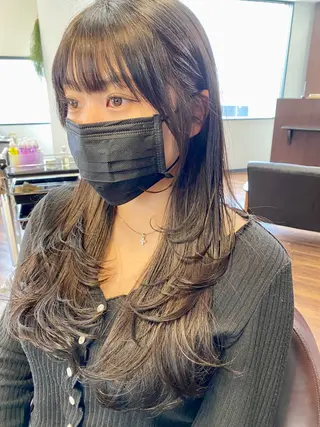 ロング 似合わせレイヤー 🇰🇷荒木洋文のヘアスタイル