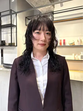 ミディアム FILMS 銀座店 Mikotoのヘアスタイル