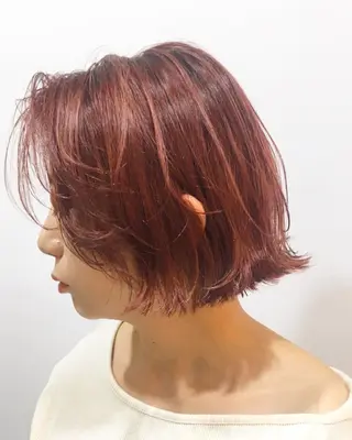 ミディアム カラー テディ teddyのヘアスタイル