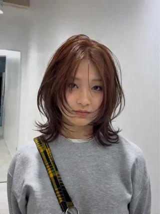 ミディアム 藤沢艶カラー/ 藤沢エクステ/魁心のヘアスタイル