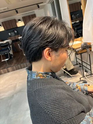 メンズ 保立/フェザーパーマ /メンズカット千葉のヘアスタイル