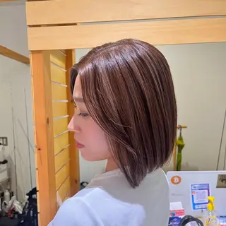 ショート カラー ✨髪質改善🎨 杉本賢人のヘアスタイル