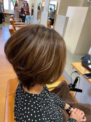 ミディアム chill out 南塚口本店のヘアスタイル