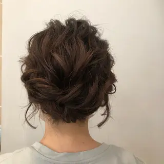 ミディアム ヘアアレンジ ロングレイヤー 🤍山内　飛鳥🤍のヘアスタイル