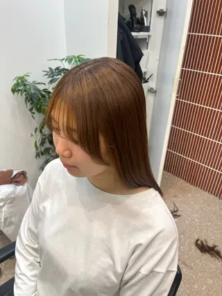 セミロング elima 調布所属・ちせ/ 透明感カラー /調布˚ 🦢₊✧のヘアスタイル