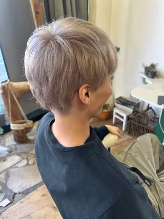 カラー メンズ indigo/ Minamiのヘアスタイル