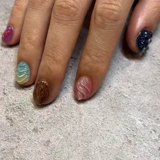 ネイル Ri.nail オクマトモカのネイルデザイン