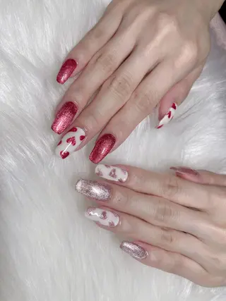 セミロング ネイル 《LB》ラブリエ Nail&eyeのマツエク・マツパデザイン