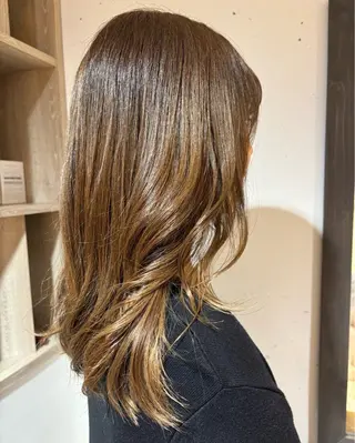 ロング 田那部 晟のヘアスタイル