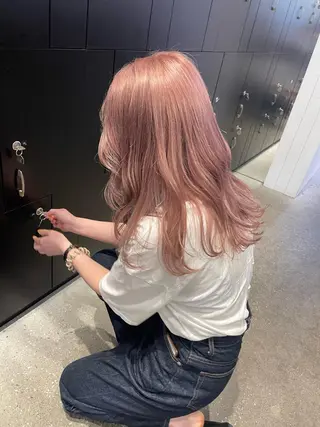 ロング カラー 〻ツヤハイトーン🩰 🤍HARUCAのヘアスタイル