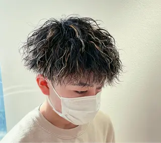 カラー パーマ メンズ 【メンズ特化】 池田大成✂︎のヘアスタイル