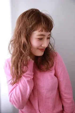 ショート カラー パーマ レイヤーカット✂️ 横浜No1♡下鳥翔子のヘアスタイル