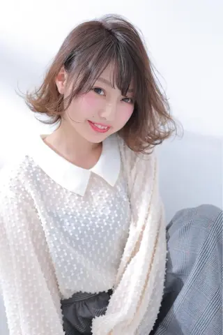 カラー レイヤーカット 早崎太生のヘアスタイル