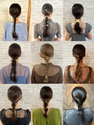 ロング ヘアアレンジ Topstylist YUKIのヘアスタイル