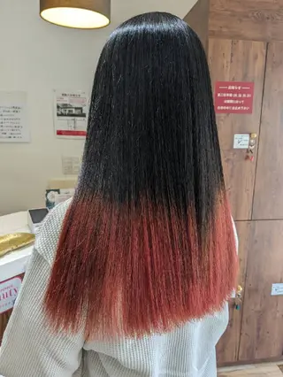 ロング カラー 髪質改善✨酸性ストレ ート特化店Youjiのヘアスタイル