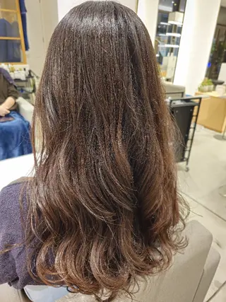 セミロング ✂髪質改善ストレート NO.1 深澤 颯斗のヘアスタイル