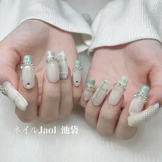 ロング ネイルJaol 池袋のネイルデザイン
